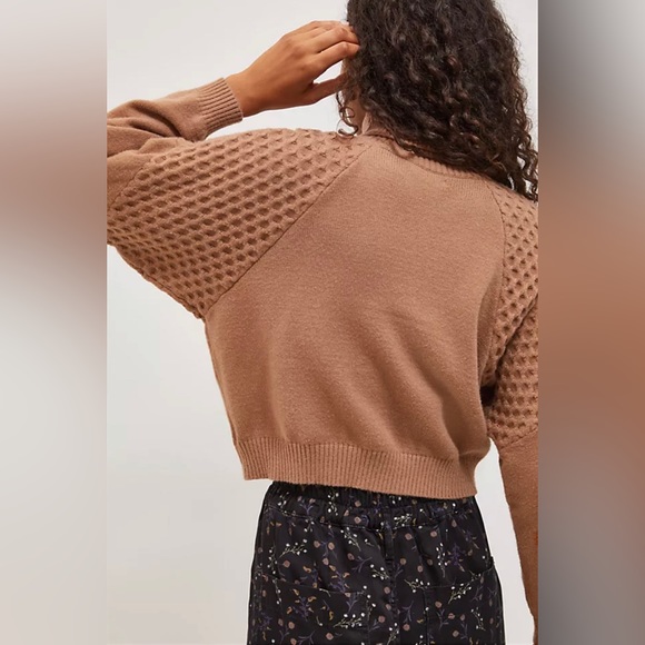 BB by Steve Madden turtleneck brown crop sweater top size XS - Picture 5 of 10